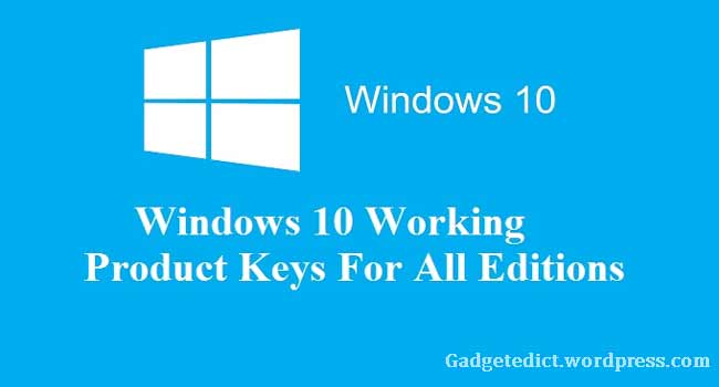 activation key for windows 10